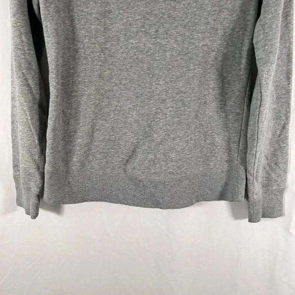 Under Armour Sweater Women's XS Grey Off the Shoulder UA Print Long Sleeve - Picture 8 of 8